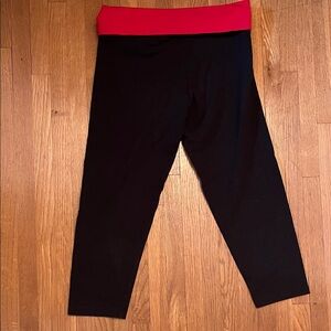 Vintage Y2K Foldover Crop Yoga Pants